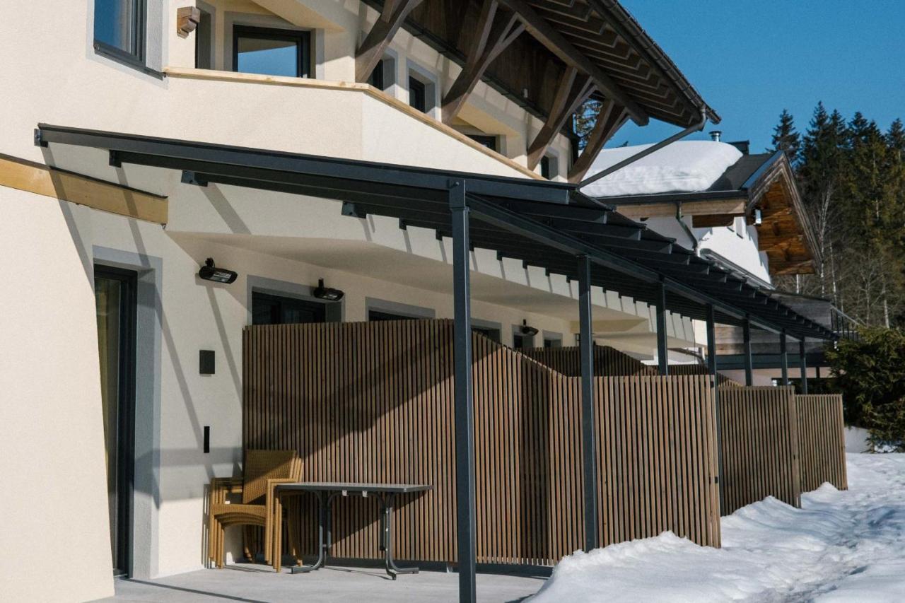 Forellenhof Appartements & Grossmutters Bungalow Leutasch Luaran gambar