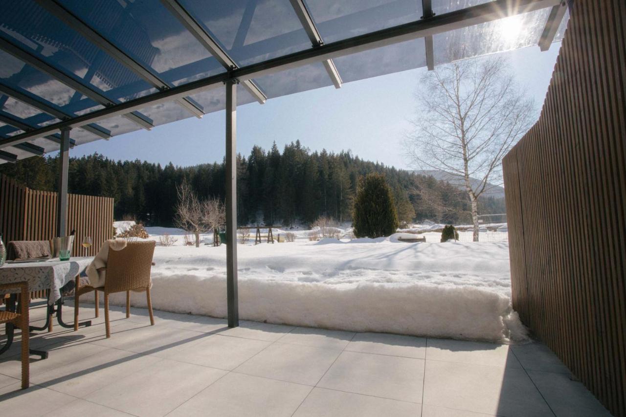 Forellenhof Appartements & Grossmutters Bungalow Leutasch Luaran gambar