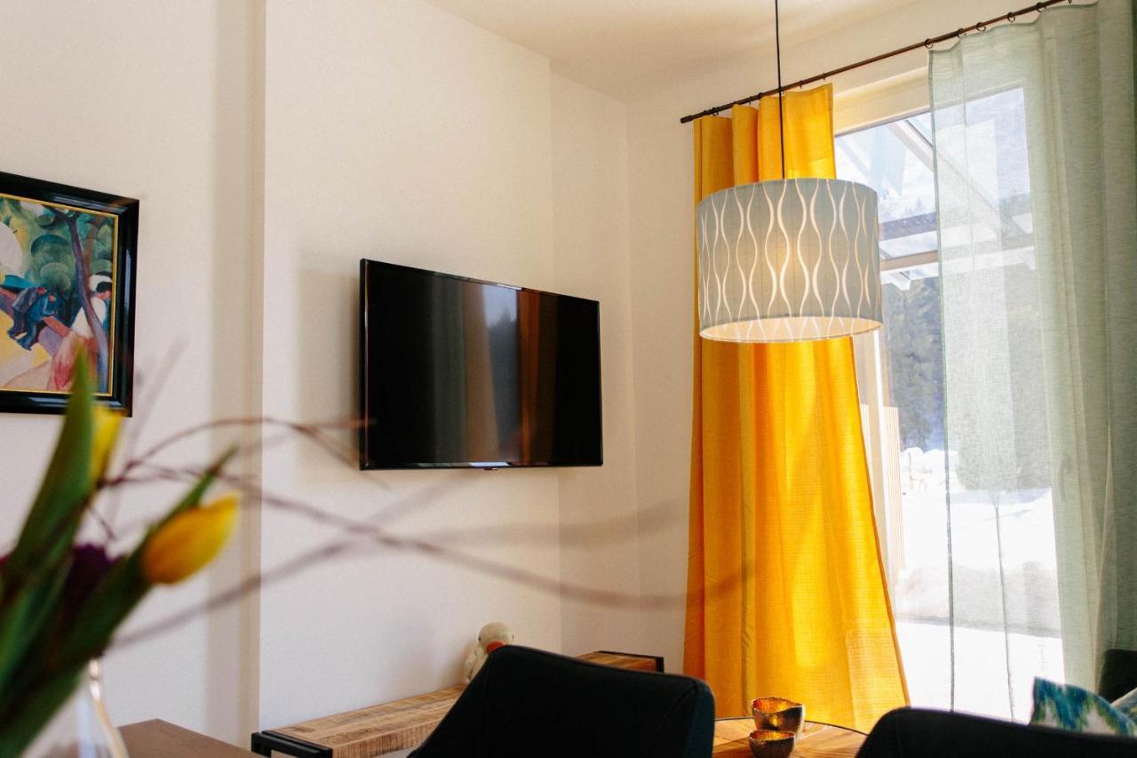 Forellenhof Appartements & Grossmutters Bungalow Leutasch Luaran gambar