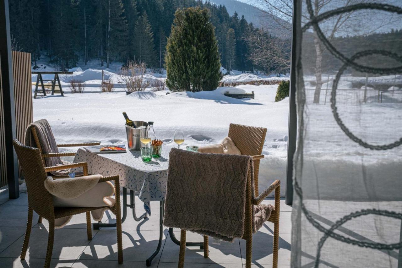 Forellenhof Appartements & Grossmutters Bungalow Leutasch Luaran gambar