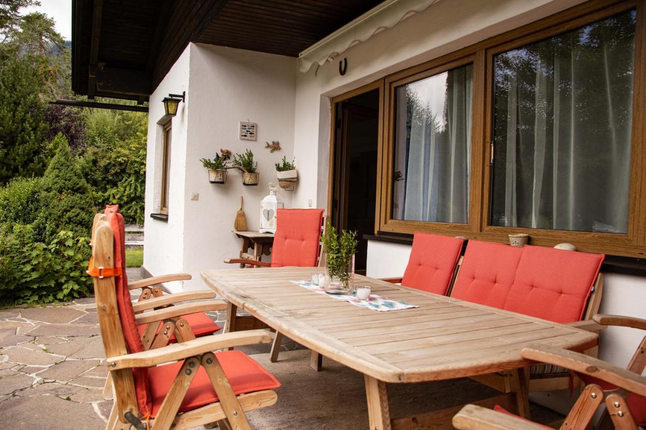 Forellenhof Appartements & Grossmutters Bungalow Leutasch Luaran gambar