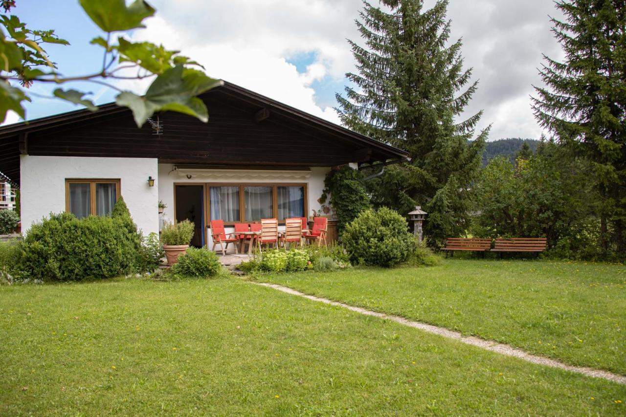 Forellenhof Appartements & Grossmutters Bungalow Leutasch Luaran gambar