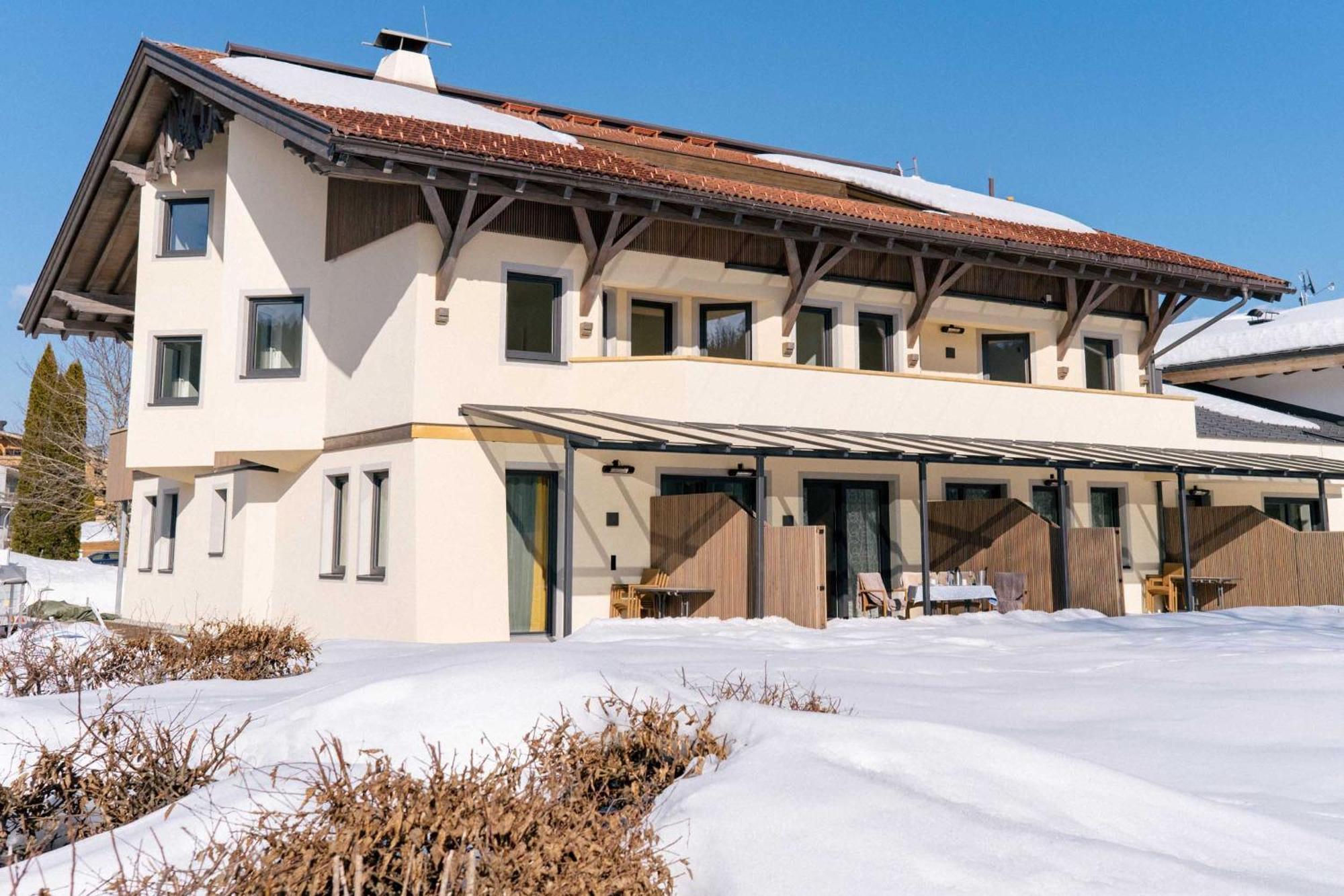 Forellenhof Appartements & Grossmutters Bungalow Leutasch Luaran gambar