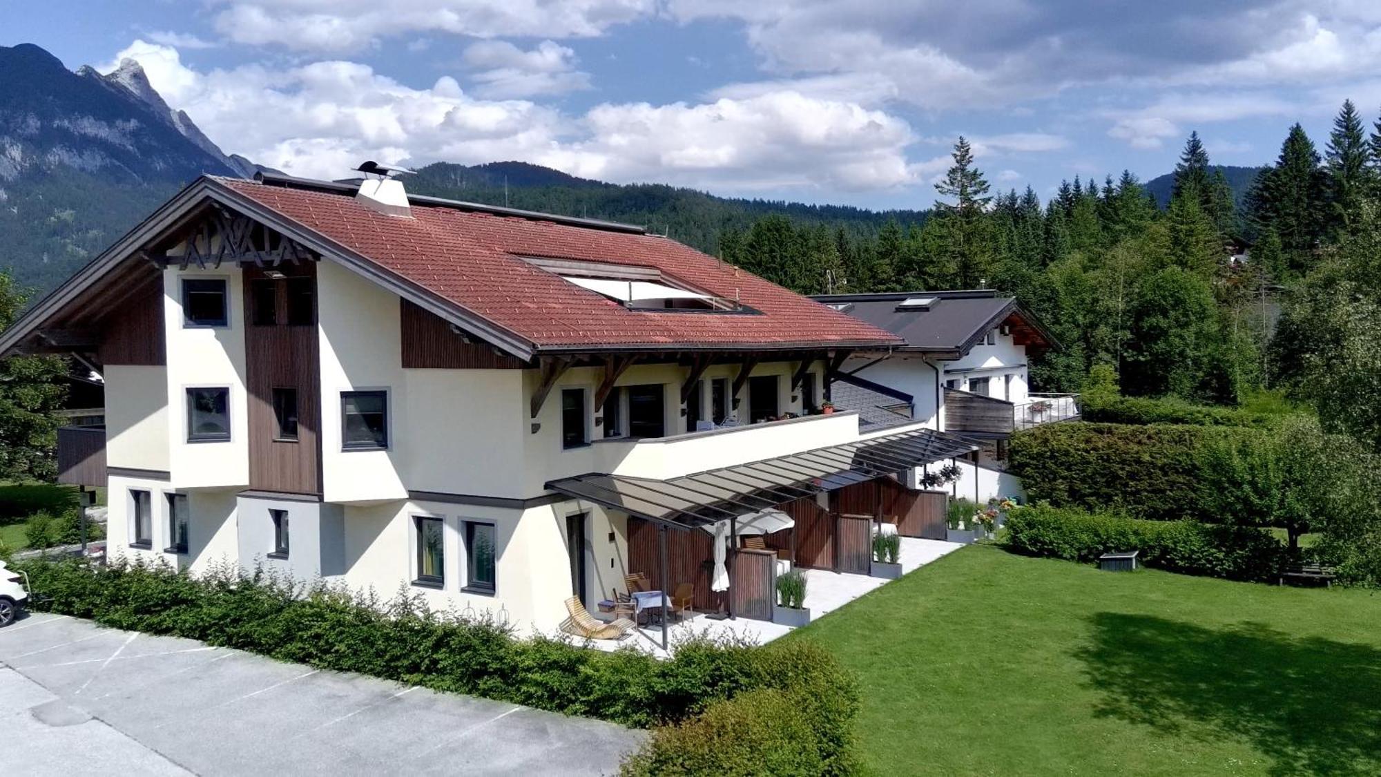 Forellenhof Appartements & Grossmutters Bungalow Leutasch Luaran gambar